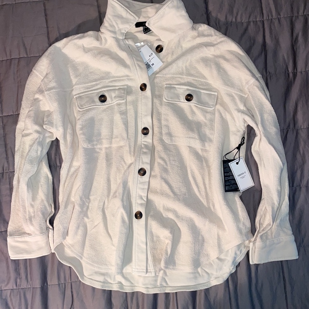 F21 Fleece Shacket